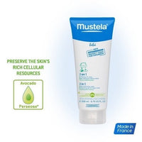 MUSTELA 2 IN 1 CLEANSING GEL HAIR & BODY 200ML